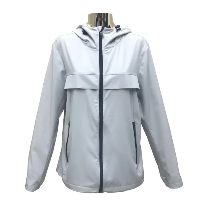 Giacca leggera monostrato da donna in bianco